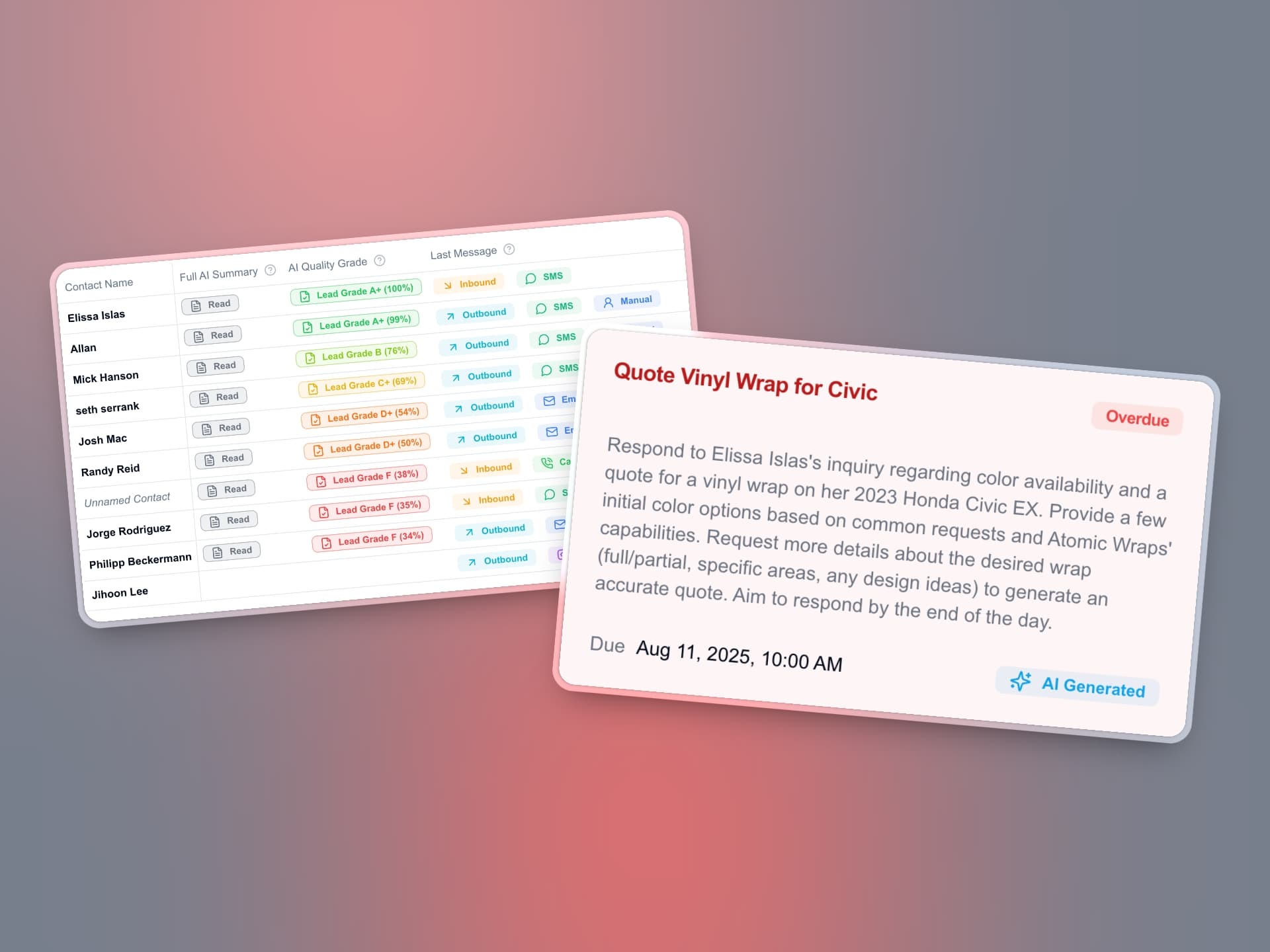 Get AI Insights on Every Lead